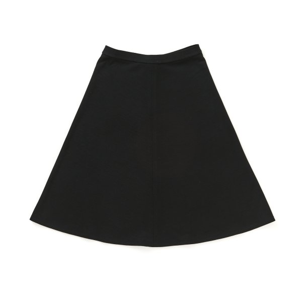 Nederdel rund sort uld