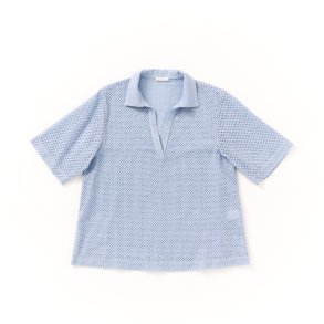   Bluse broderi himmelbl�