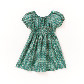 Elastik kjole jungle grn