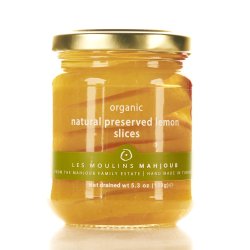 Organic preserved lemon slices, 150g