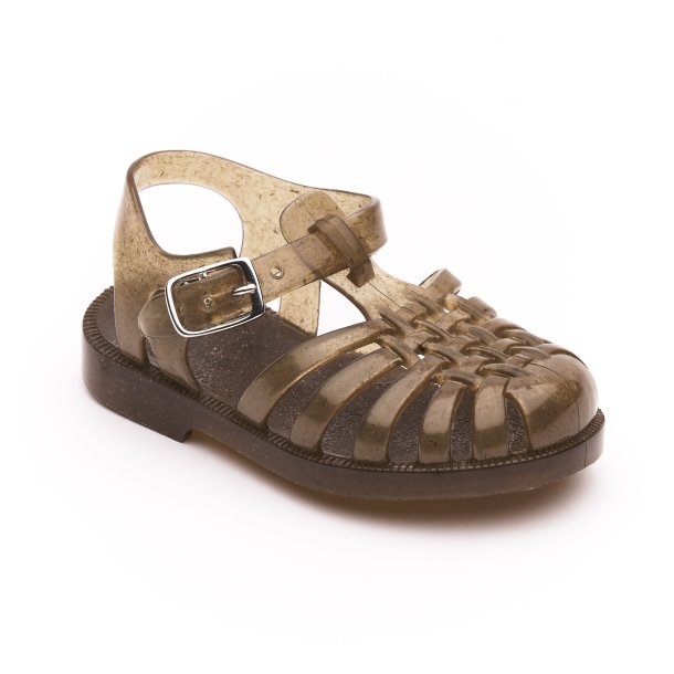  Badesandal gylden brun