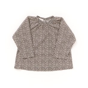  Bluse chokolade blomster Liberty