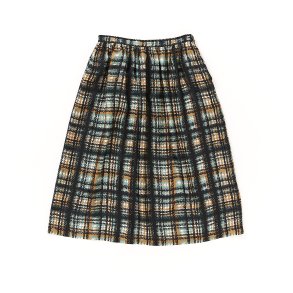 Silke nederdel beige