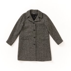  Frakke med raglan sildeben uld 