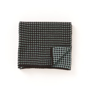 Uld trklde brun/vandbl