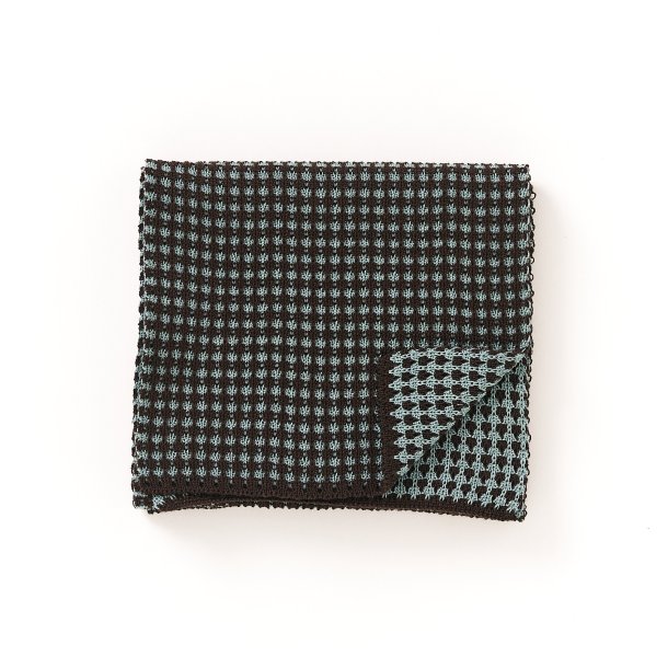 Uld trklde brun/vandbl