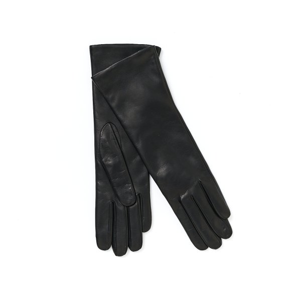  handsker sort med cashmere foer