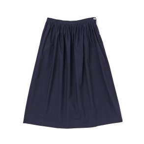 Nederdel ankel lang organic midnats bl