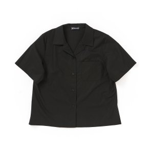 Organic skjorte med lomme sort