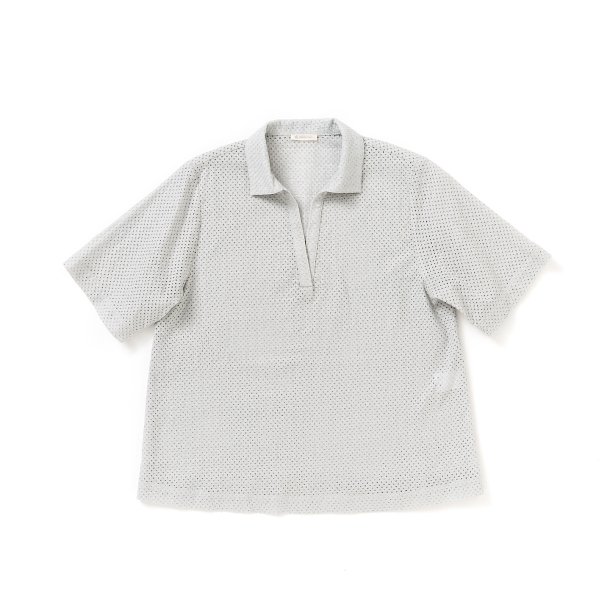  Bluse broderi perlegr