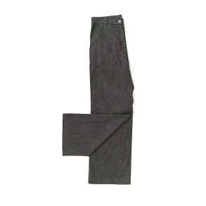   Bukser m vidde ben gr  denim