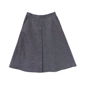   Nederdel med lg navy denim