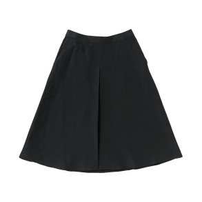   Nederdel med lg sort denim