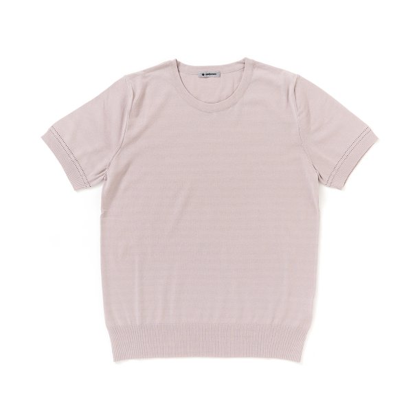  Strik bluse lys syren