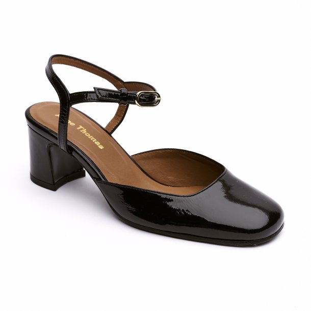  Anne Thomas Venezia sandal sort lak