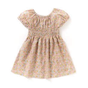   Elastik kjole rosa sommer blomster Liberty