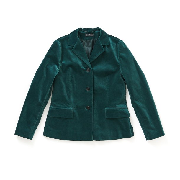  Blazer smaragd grn velour