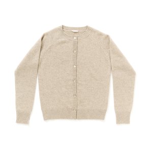 100% cashmere cardigan havre