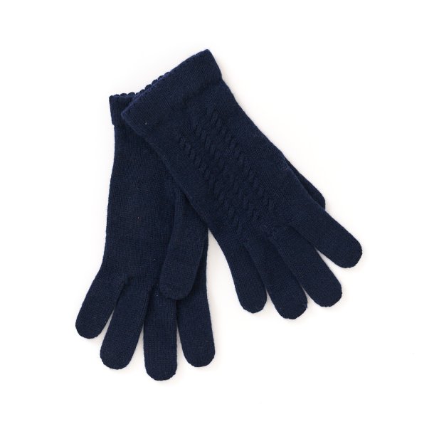  handsker navy cashmere