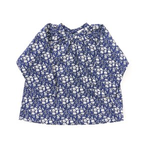  Bluse blomster marine Liberty