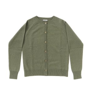   100% cashmere cardigan skovgrn
