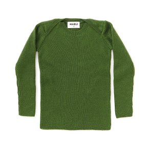  Mabli rib uld grsgrn