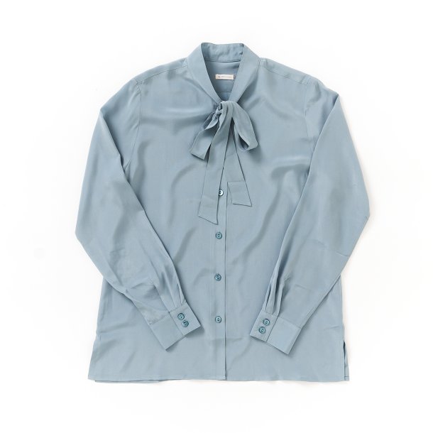 Organic bindebnds silkeskjorte isbl