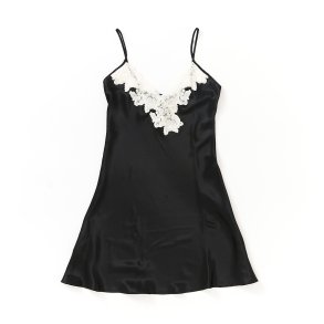  Silke underkjole m franske blonder ecru