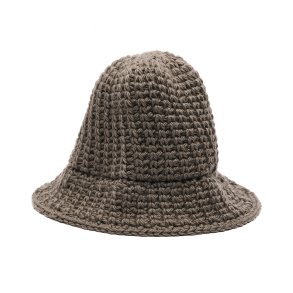 Hue  hndstrikket gr uld