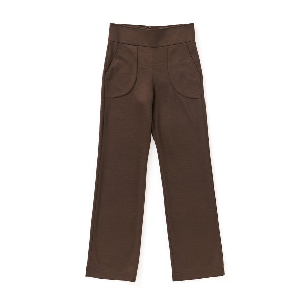  Uld jersey bukser brun