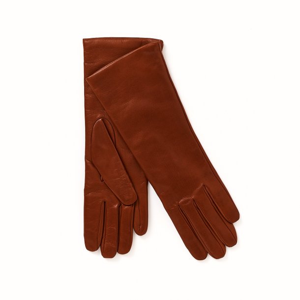  handsker dyb tegl med cashmere foer