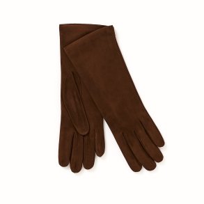  handsker kanel  ruskind med cashmere foer