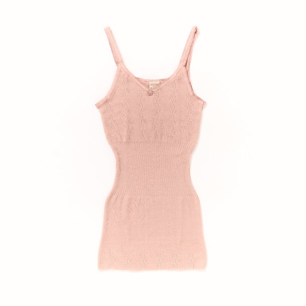  Vera &amp; William uld silke top rosa