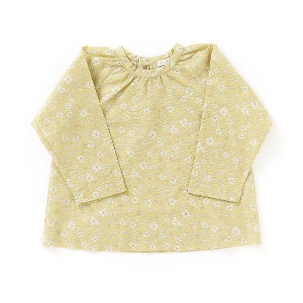   Bluse japanske gule blomster