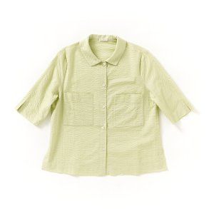  Sommerskjorte med lommer bergamotte