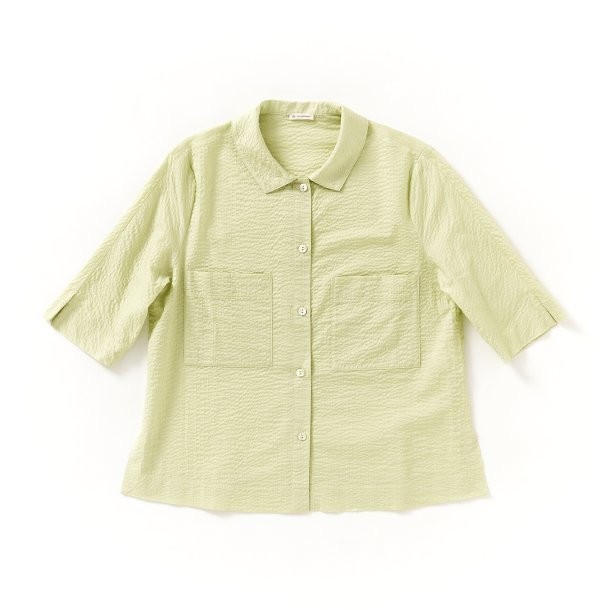  Sommerskjorte med lommer bergamotte