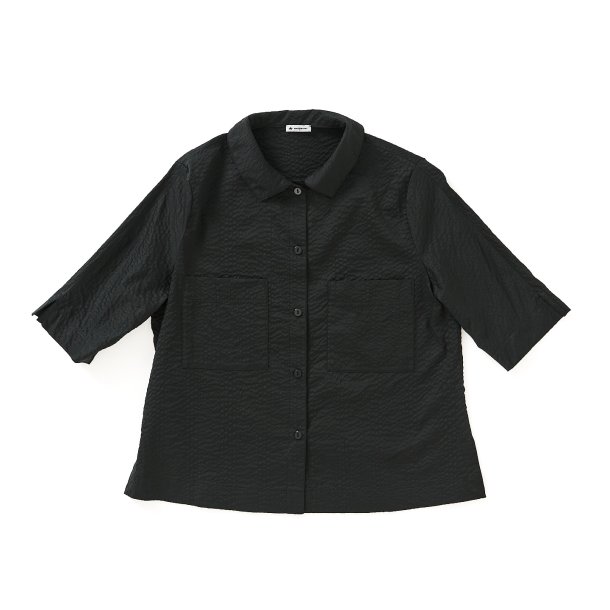   Sommerskjorte med lommer sort