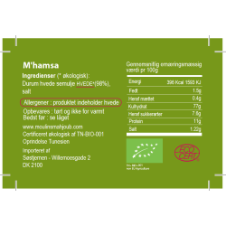 Organic M'hamsa couscous artisanal, 500 g     (PerleCouscous)