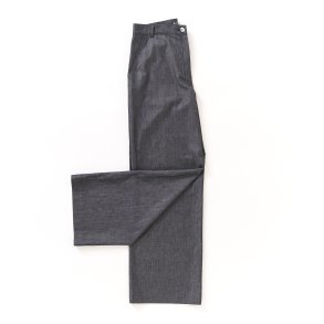  Bukser m vidde ben let denim