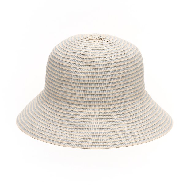  Sommerhat ecu/lysebl� striber