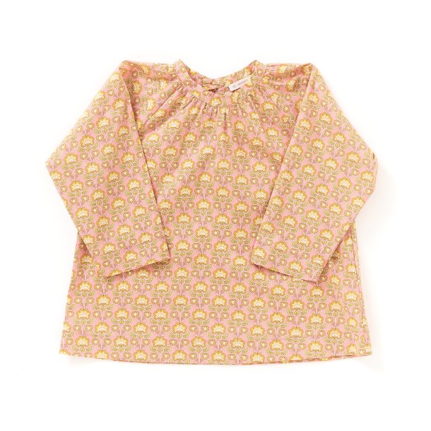   Bluse lyser�de p�fugle blomster  liberty