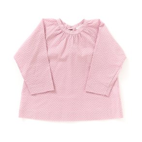   Bluse japanske prikker orkid�