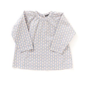  Bluse lysebl�  tulipaner liberty