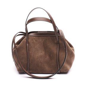 Dora taske taupe ruskind lille