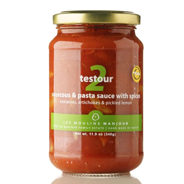 Organic Testour 2 couscous &amp; pasta sauce, 340g
