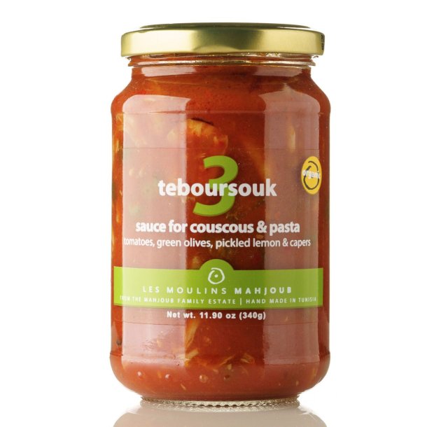 Organic Teboursouk 3 couscous &amp; pasta sauce, 340g