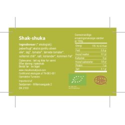 Organic Shak-shuka sauce with tomato and peper, 340g