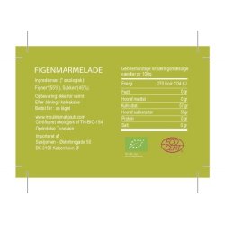Organic fig jam, 240 g