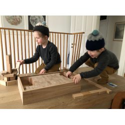 Egetrsklodser - 20x40x80 mm, 120 stk lse