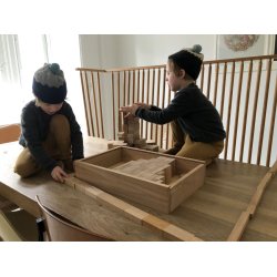 Egetrsklodser - 20x40x80 mm, 120 stk lse